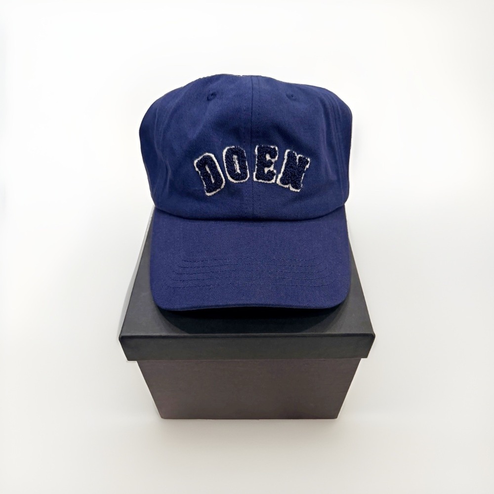Gap Doen Blue Baseball Hat Cap Gap × DÔEN Organic Soft Cotton Logo Adjustable